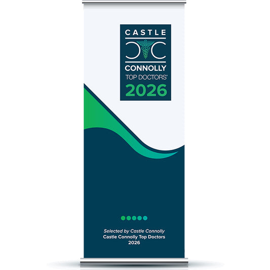 2026 Top Doctors - Large Stand Retractable Banner