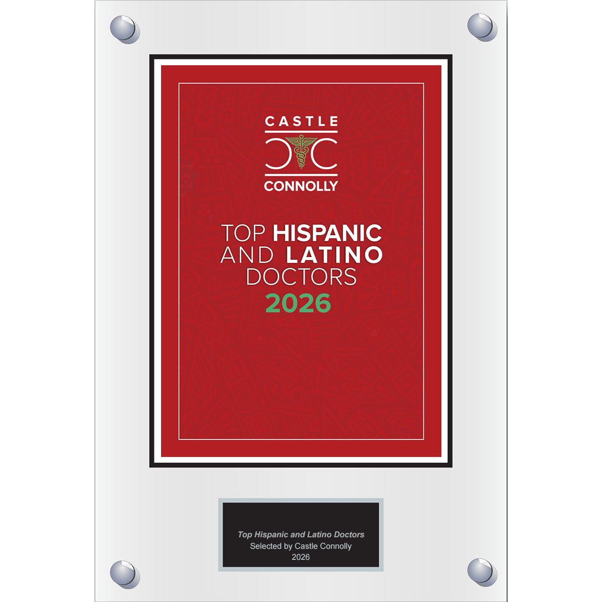 2026 Top Hispanic & Latino Doctors - Logo With Free Plaque