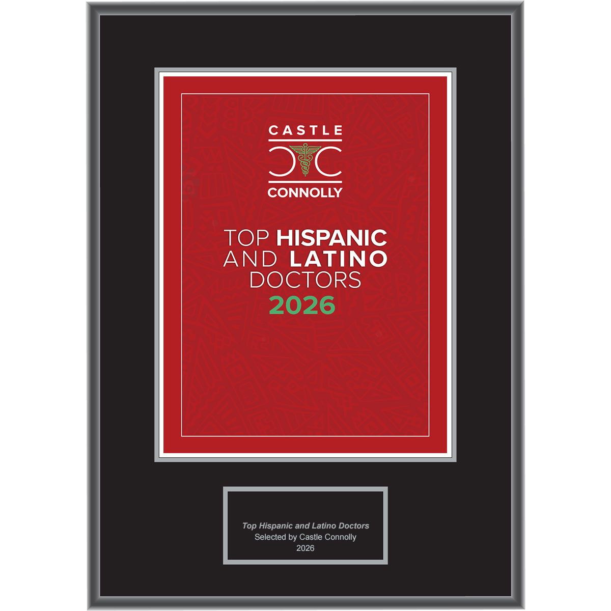 2026 Top Hispanic & Latino Doctors - Logo With Free Plaque