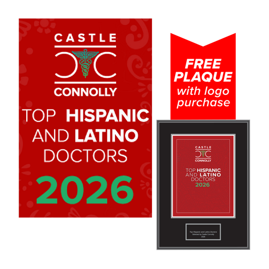 2026 Top Hispanic & Latino Doctors - Logo (Plaque included)
