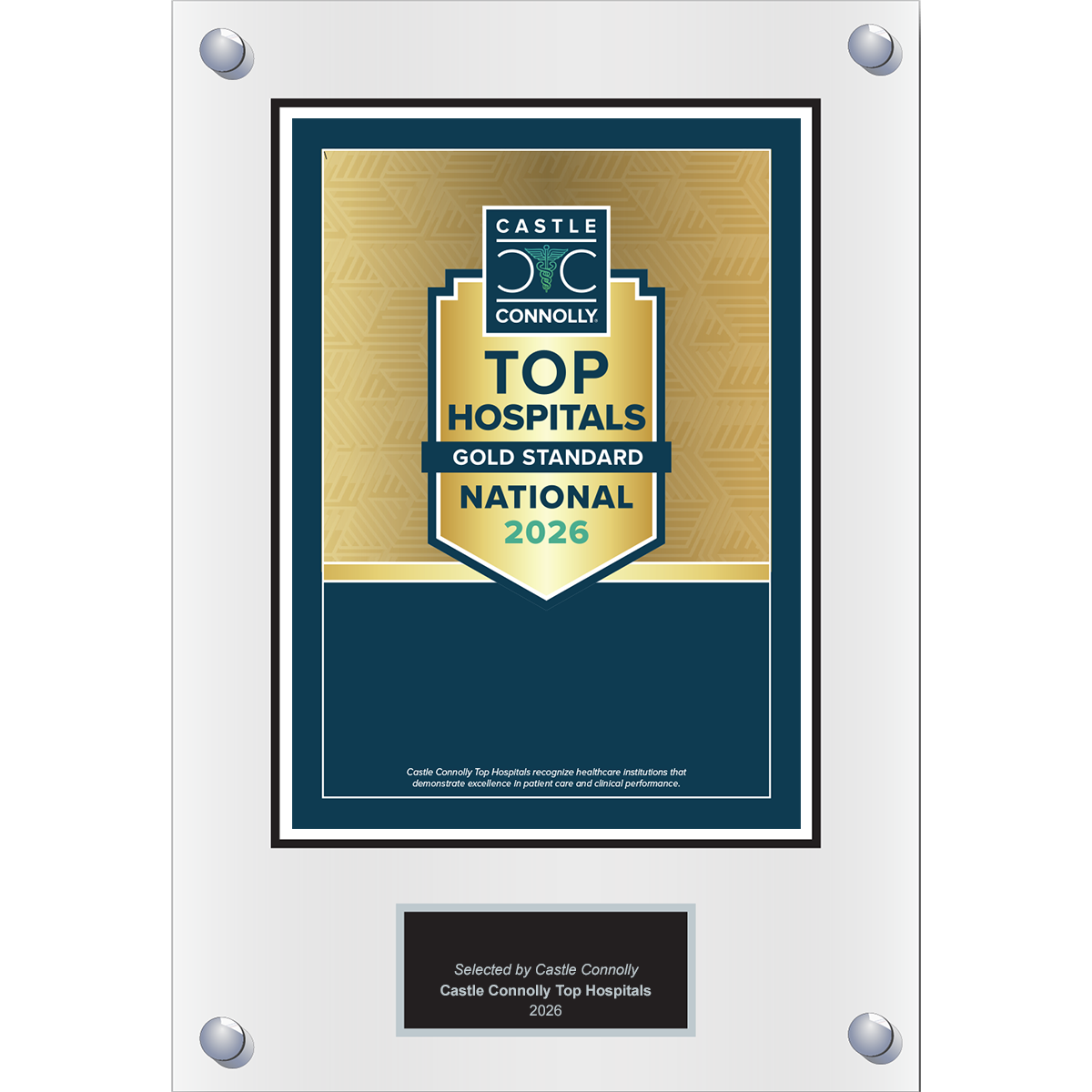 2026 Top Hospitals - Gold Standard - National - Plaque
