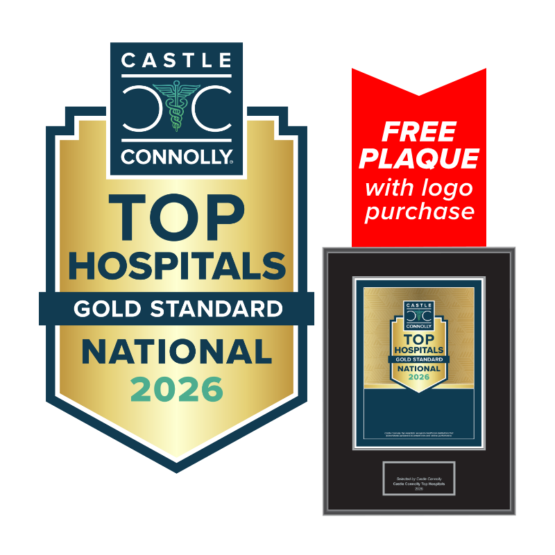 2026 Top Hospitals - Gold Standard - National - Logo With Free Plaque