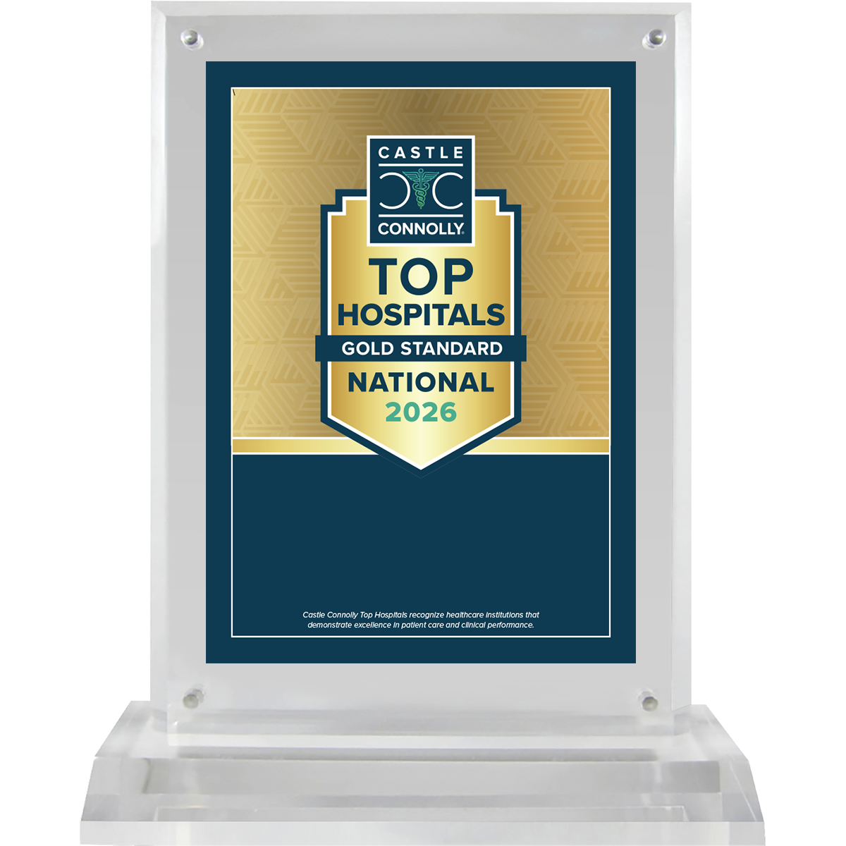 2026 Top Hospitals - Gold Standard - National - Plaque