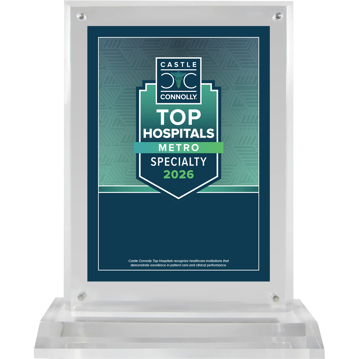 2026 Top Hospitals - Specialty - National, State, and Metro - Plaque