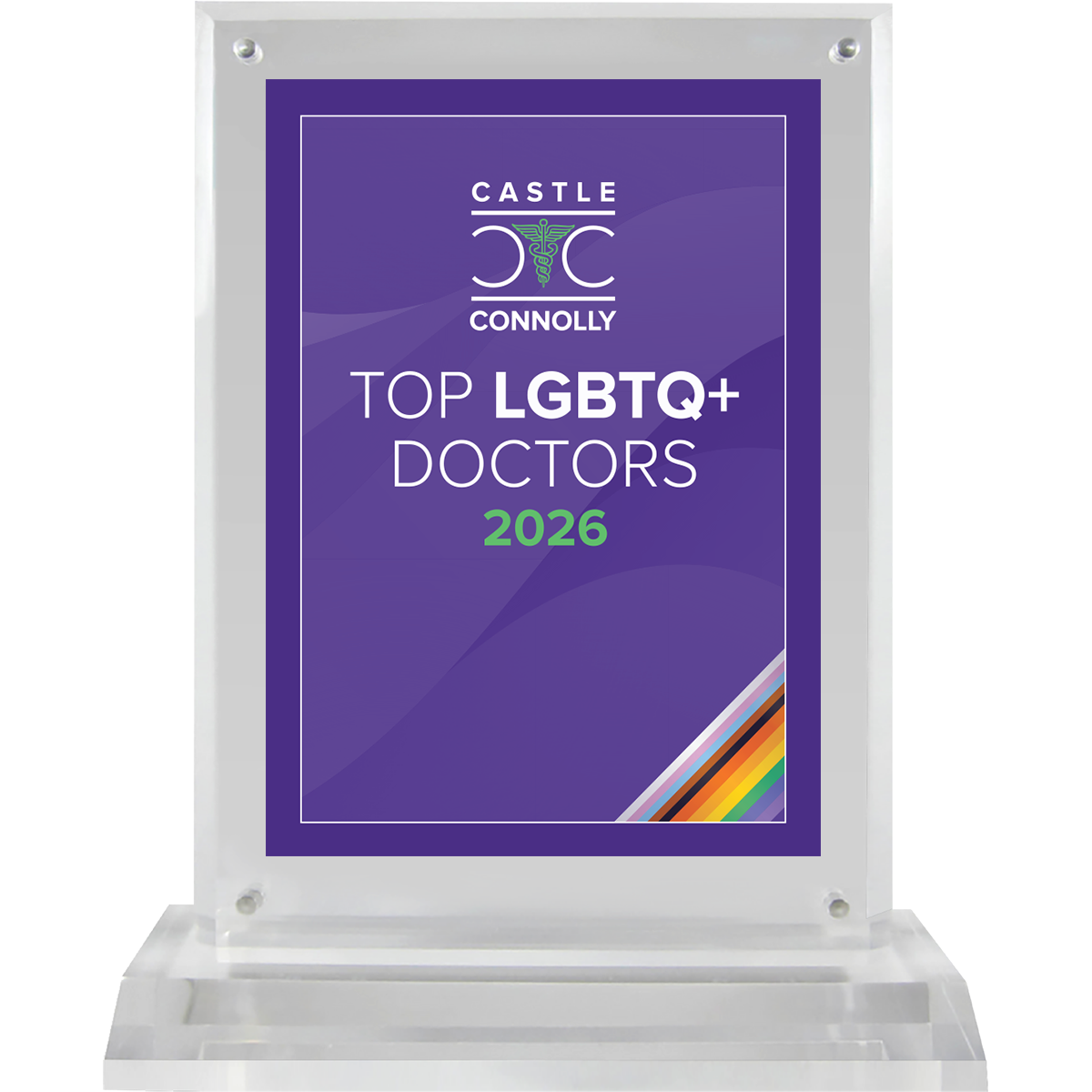 2026 Top LGBTQ+ Doctors - Plaque