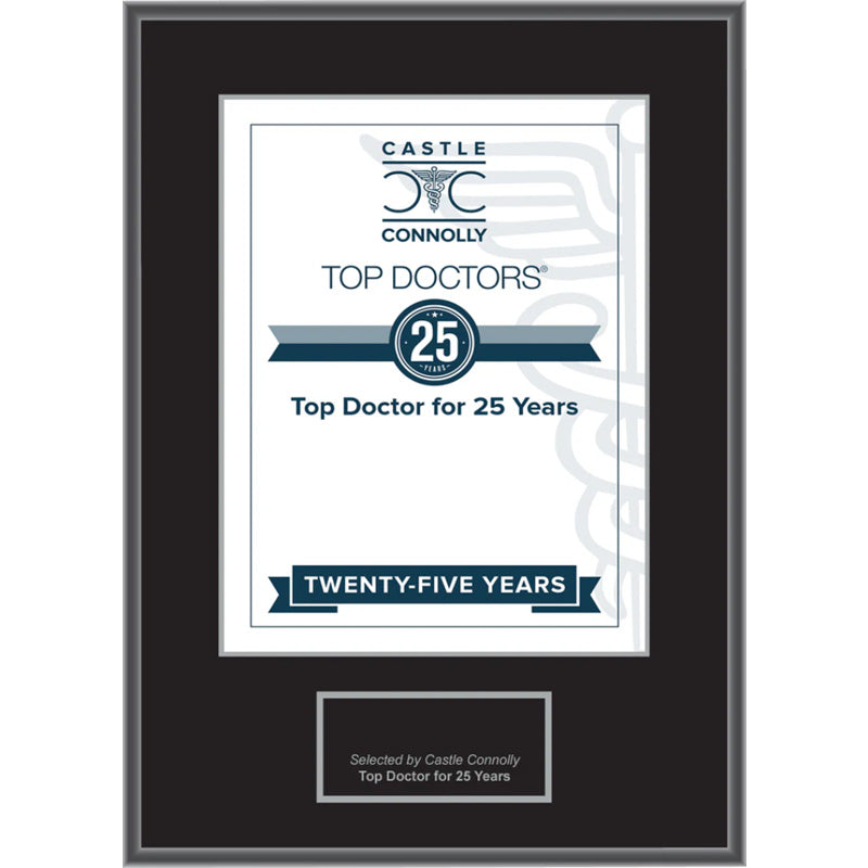 25 Year Anniversary - Top Doctors - Logo for Social, Email & Website
