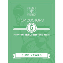 Load image into Gallery viewer, 5 Year Anniversary - Top Doctors - New York - Plaque
