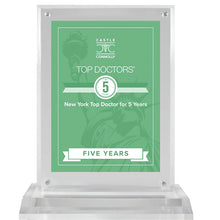 Load image into Gallery viewer, 5 Year Anniversary - Top Doctors - New York - Plaque
