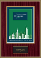 Load image into Gallery viewer, New York Magazine Top Doctors 2023 - Plaque
