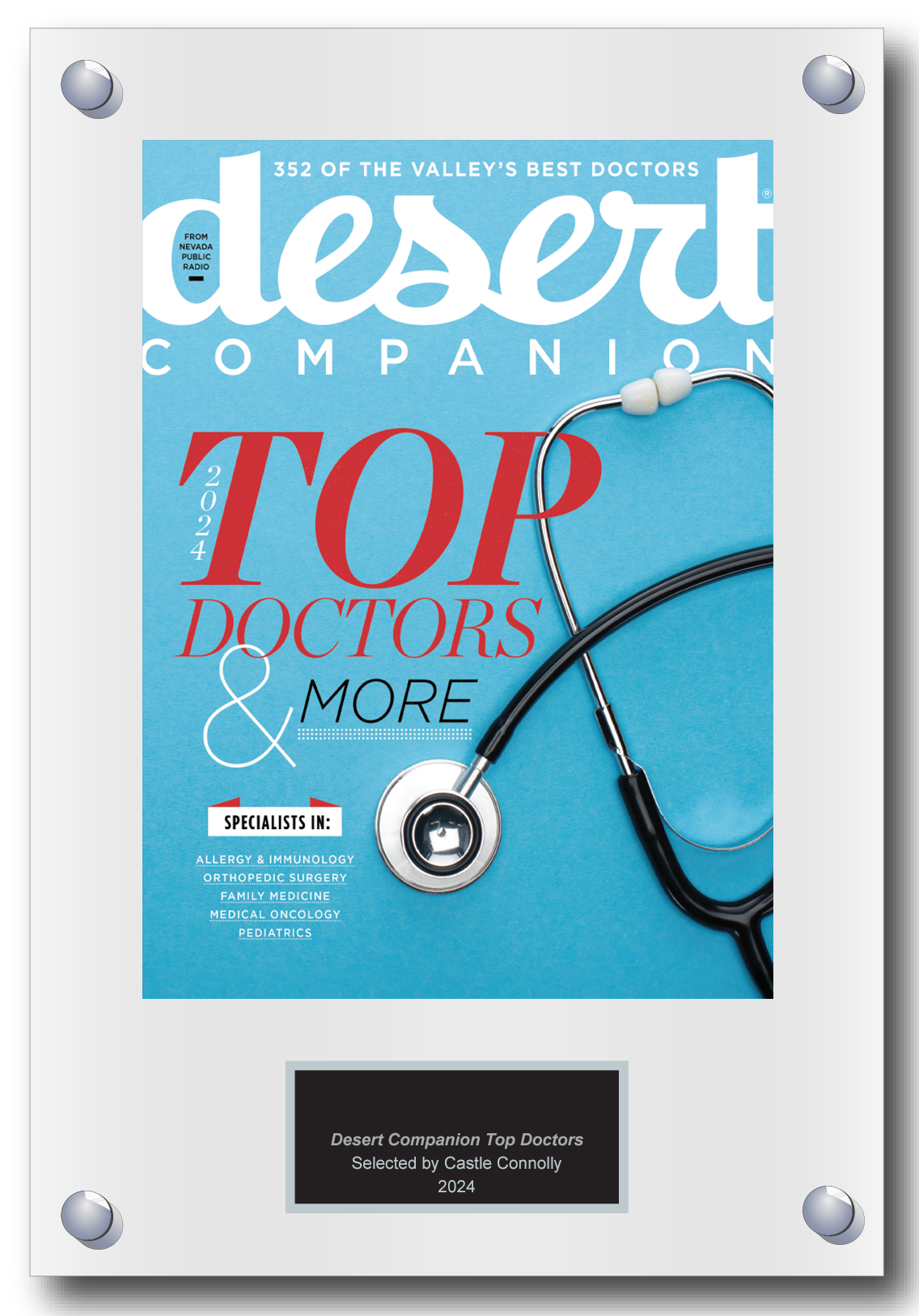 2024 Regional - Desert Companion - Plaque