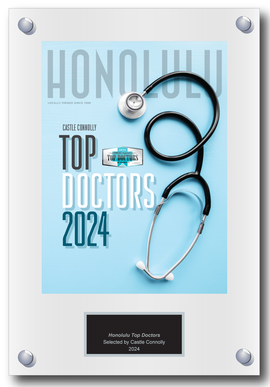 2024 Regional - Honolulu Magazine - Plaque