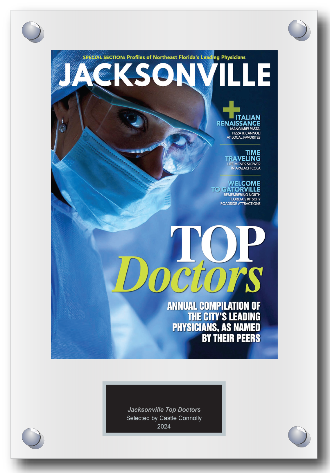 2024 Regional - Jacksonville Magazine - Plaque