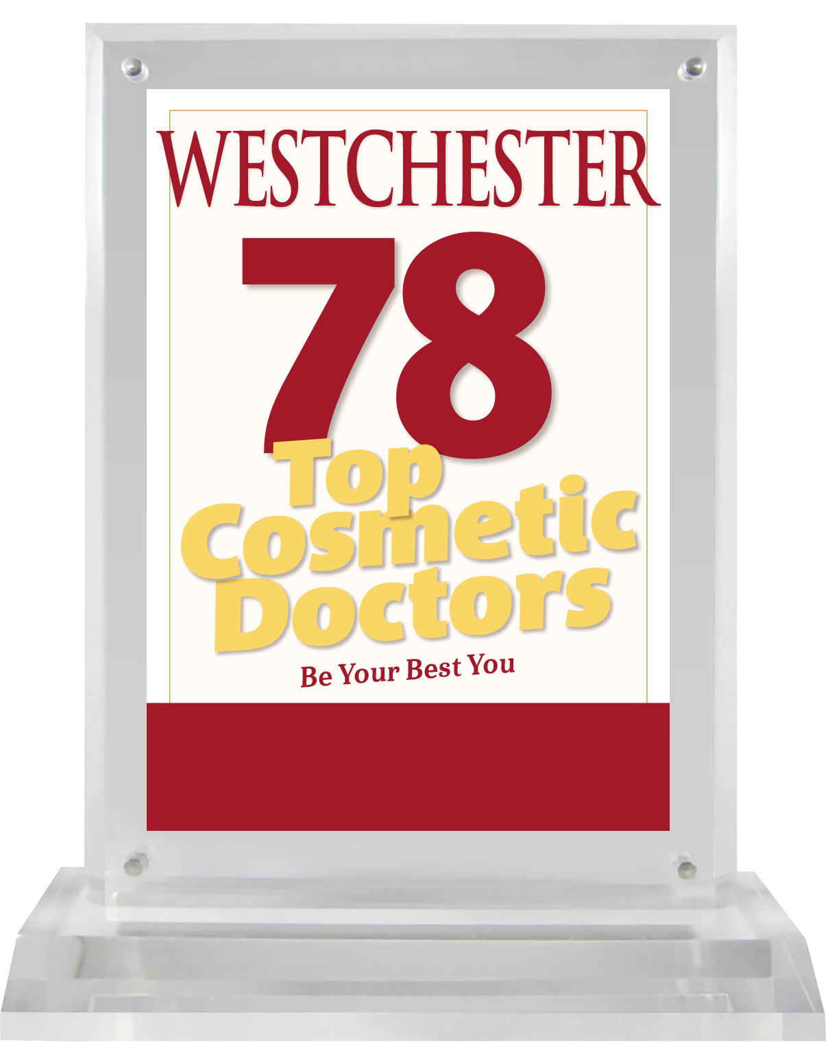 2024 Regional - Westchester Magazine - Top Cosmetic Doctors - Plaque