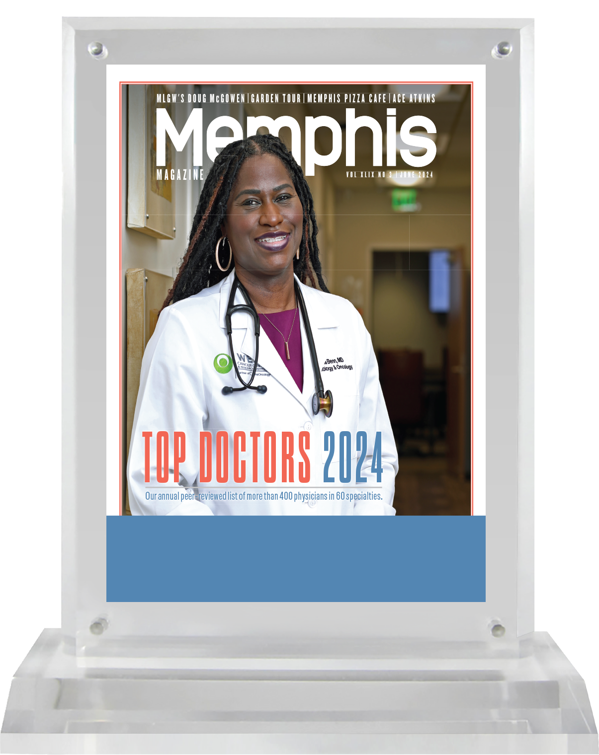 2024 Regional - Memphis Magazine - Plaque