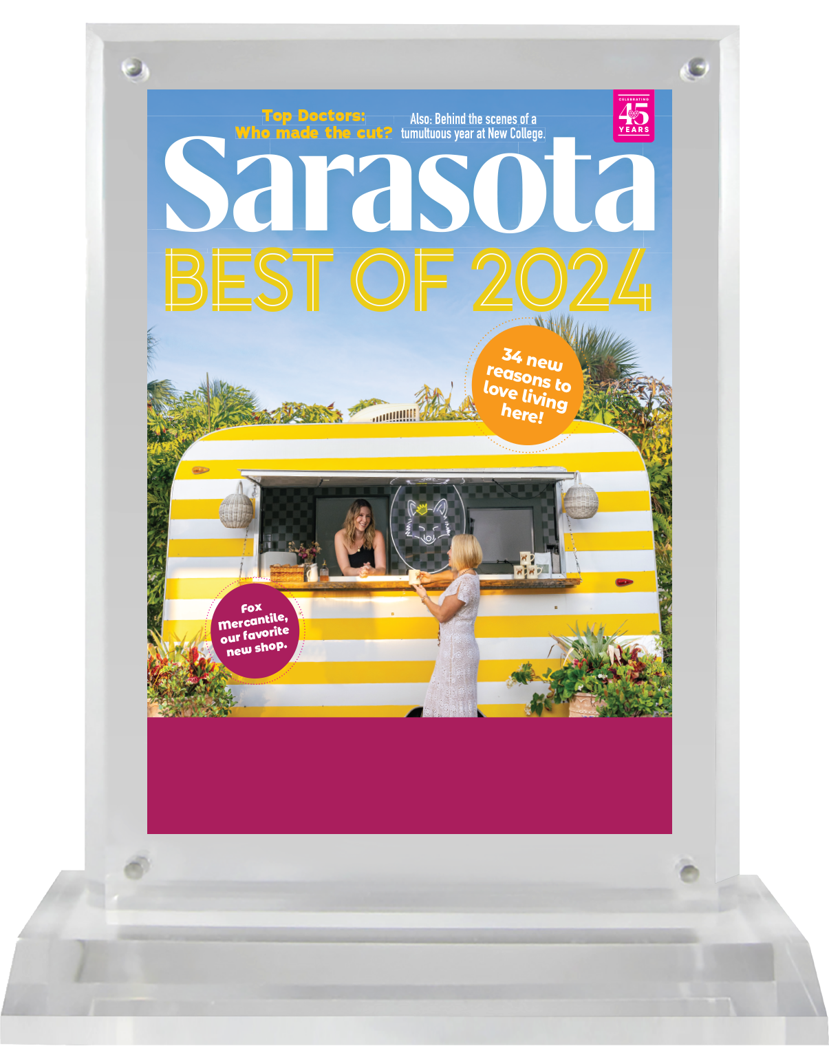 2024 Regional - Sarasota Magazine - Plaque