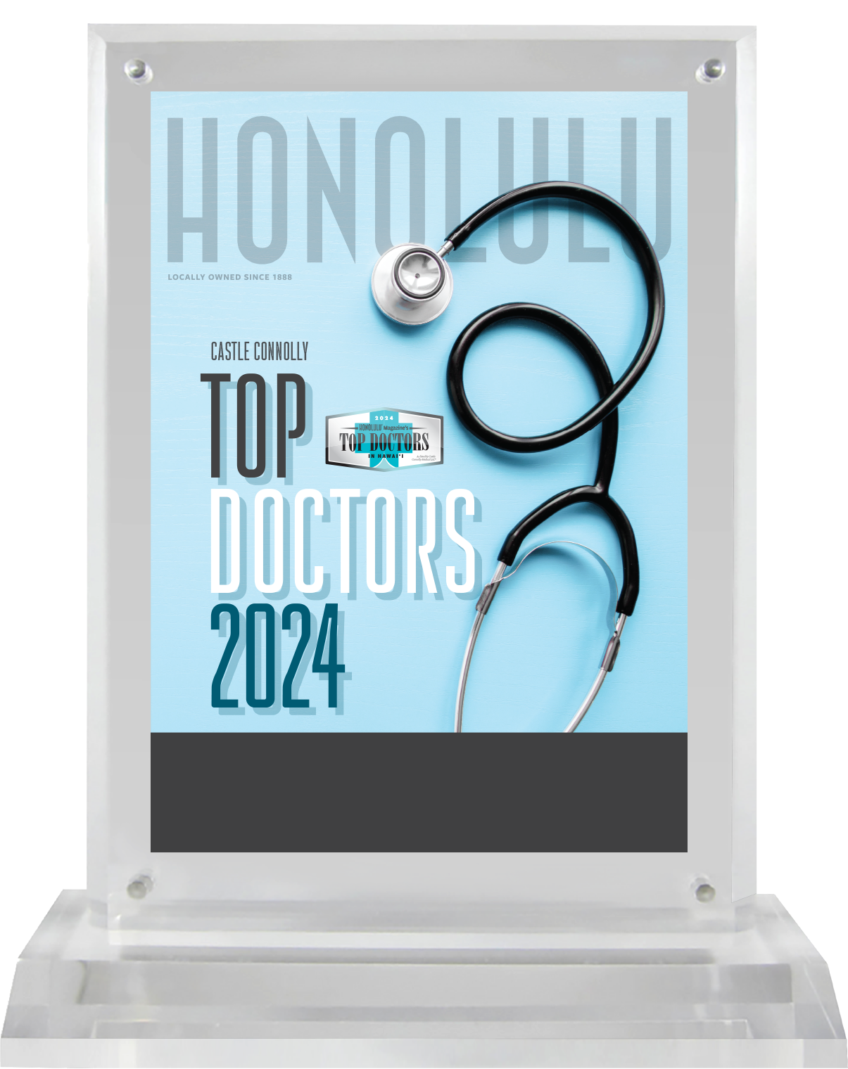 2024 Regional - Honolulu Magazine - Plaque