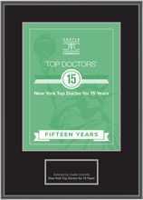 Load image into Gallery viewer, 15 Year Anniversary - New York Top Doctors - Plaque
