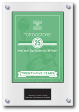 Load image into Gallery viewer, 25 Year Anniversary - New York Top Doctors - Plaque
