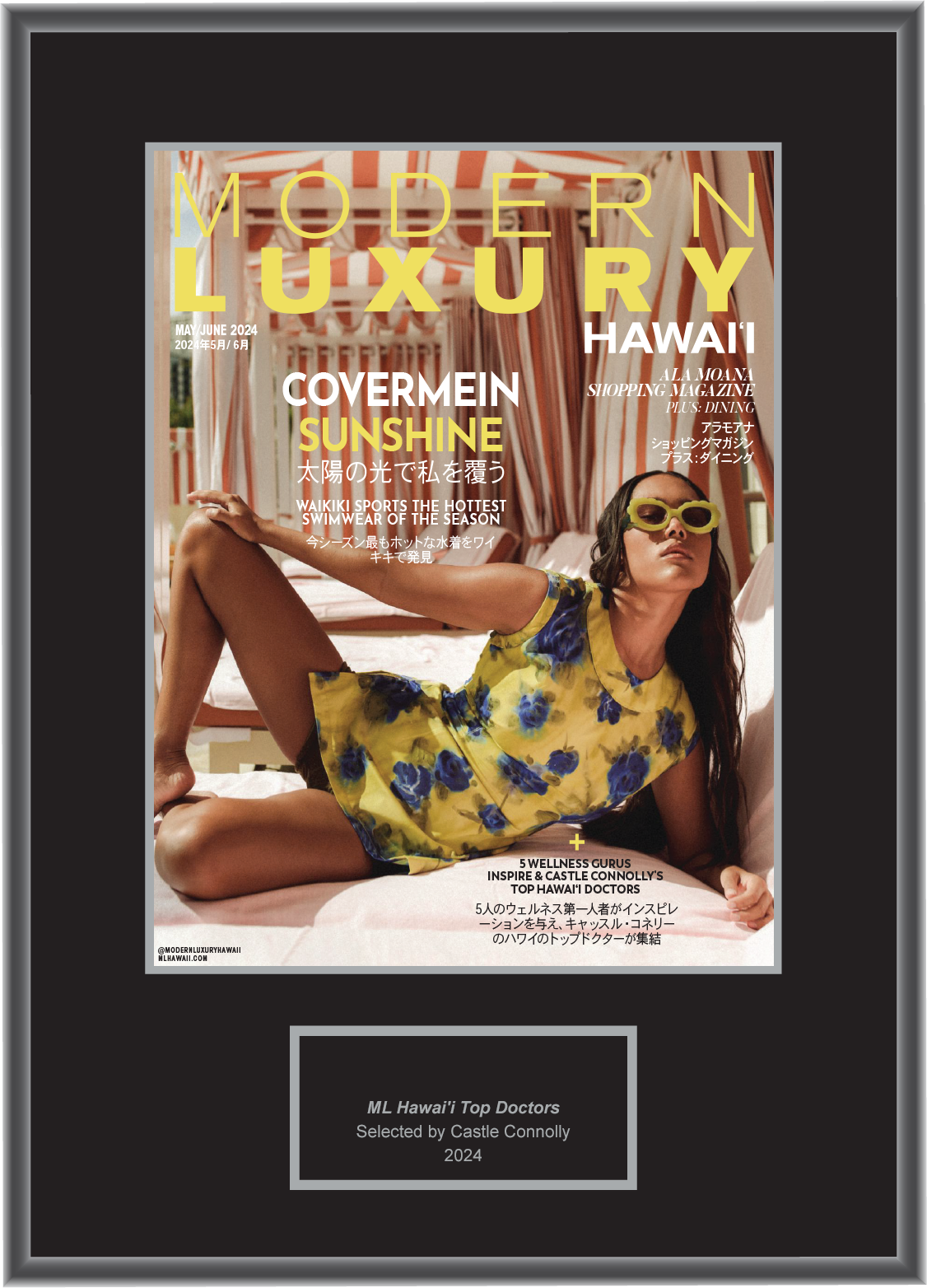 2024 Regional - Modern Luxury Hawaii - Plaque