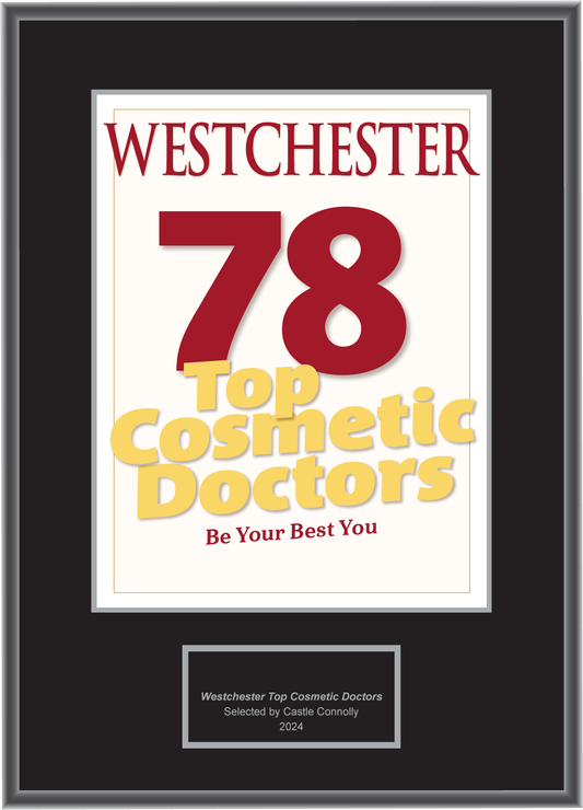 2024 Regional - Westchester Magazine - Top Cosmetic Doctors - Plaque