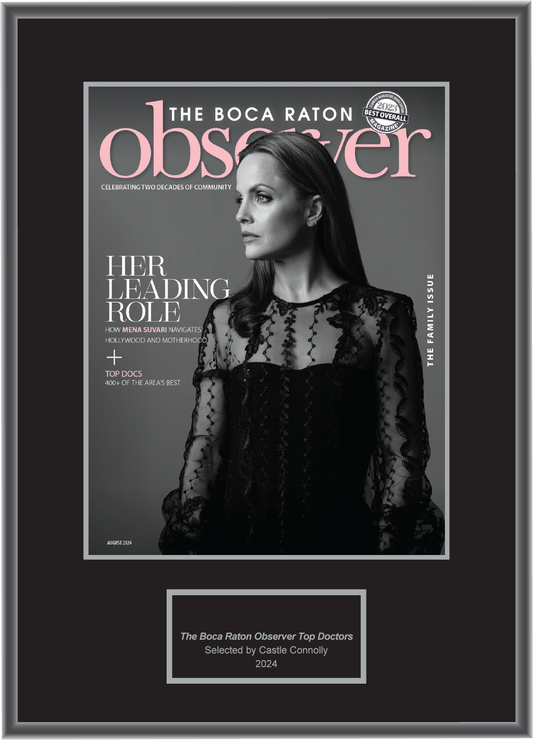 2024 Regional - Boca Raton Observer - Plaque