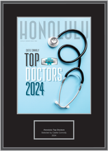 Load image into Gallery viewer, 2024 Top Doctors - Honolulu Magazine - Plaque
