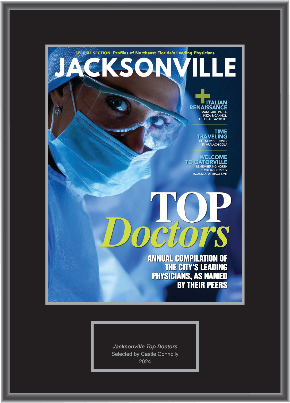 2024 Regional - Jacksonville Magazine - Plaque