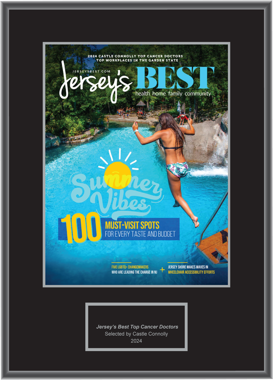 2024 Regional - Jersey's Best - Best Cancer Care - Plaque