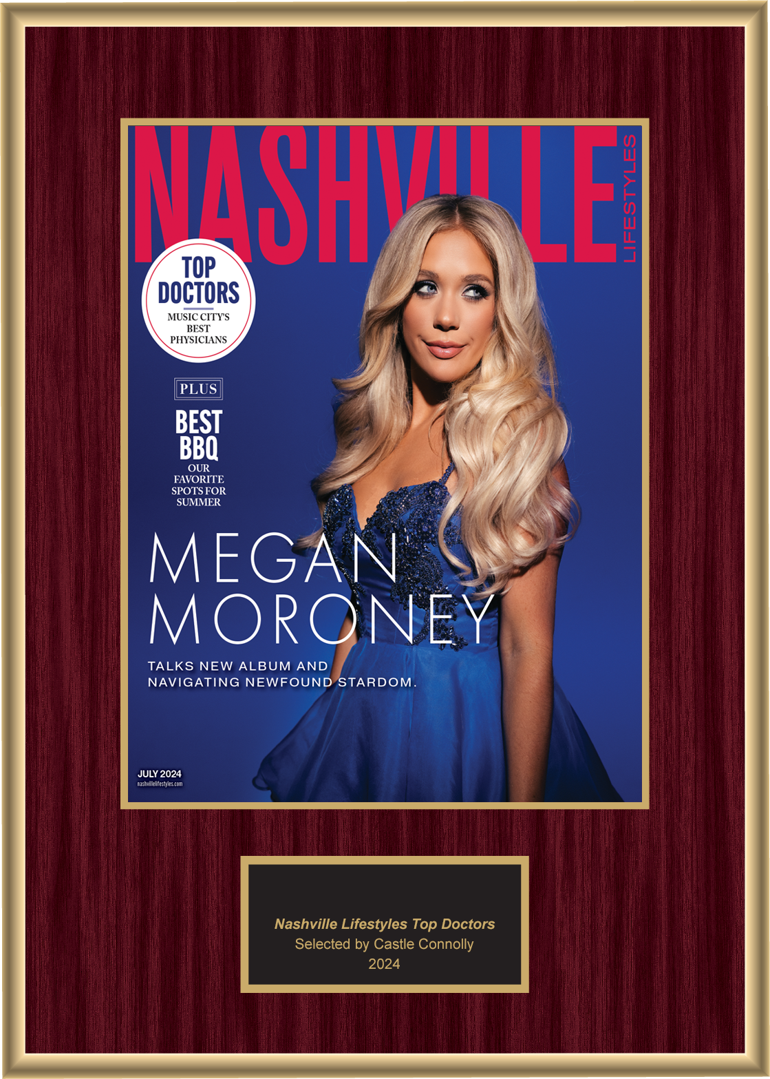 2024 Regional - Nashville Lifestyles - Plaque