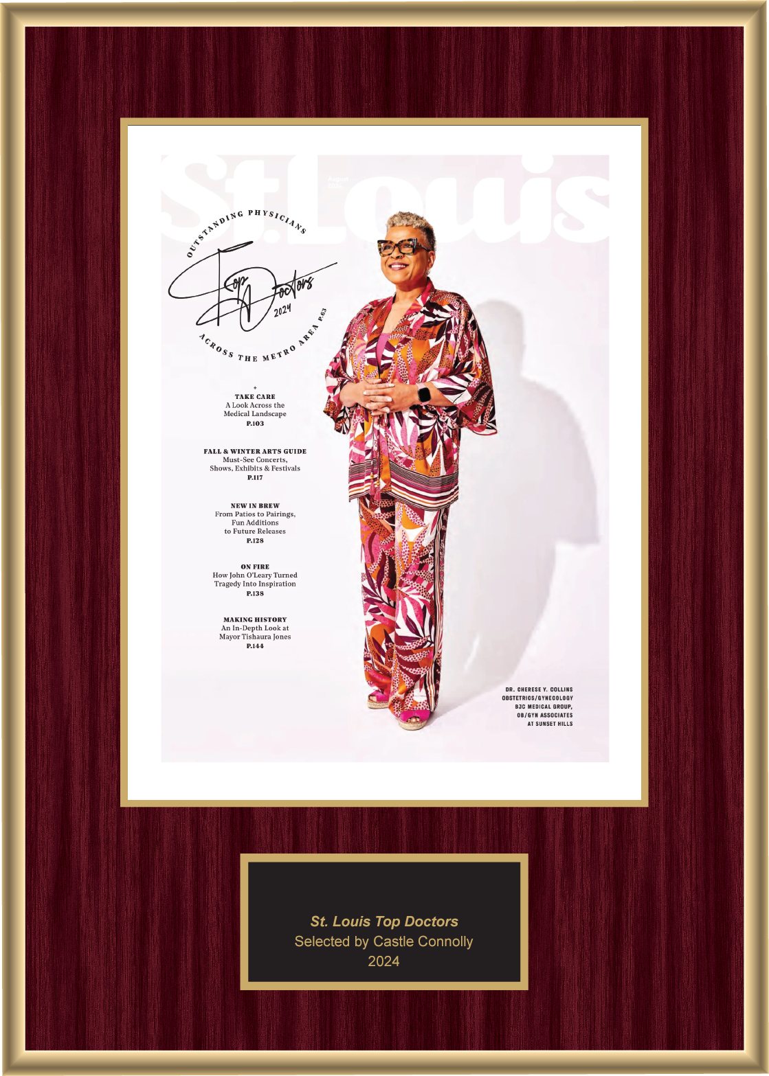 2024 Regional - St. Louis Magazine - Plaque