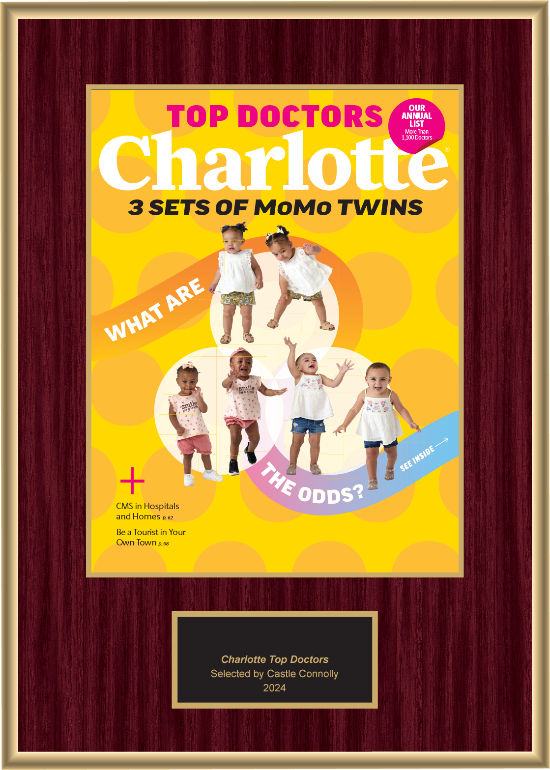 2024 Regional - Charlotte Magazine - Plaque