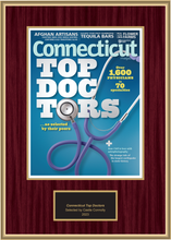 Load image into Gallery viewer, Connecticut Magazine Top Doctors 2023 - Plaque
