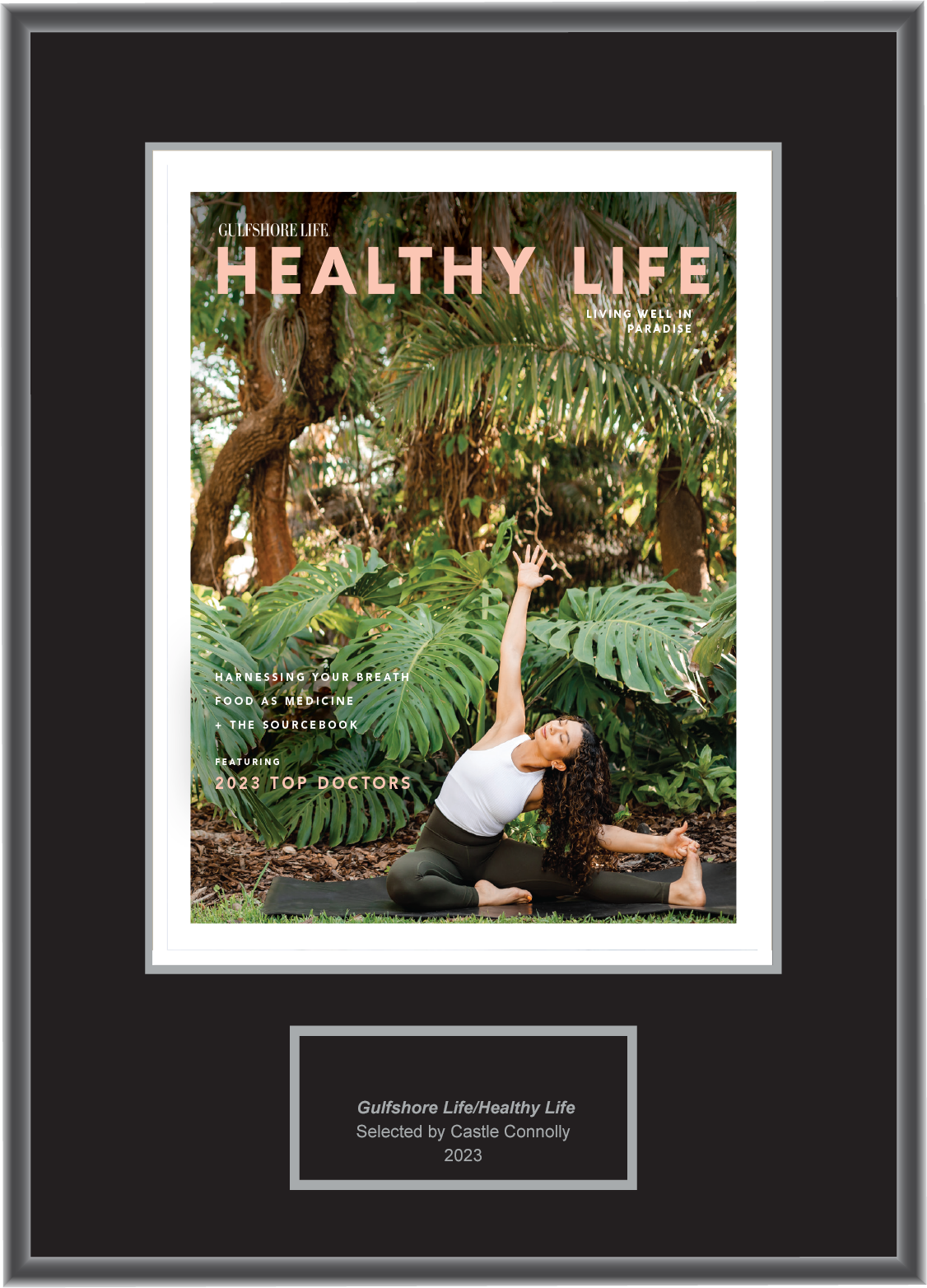 Gulfshore Life Healthy Life Magazine Top Doctors 2023 - Plaque