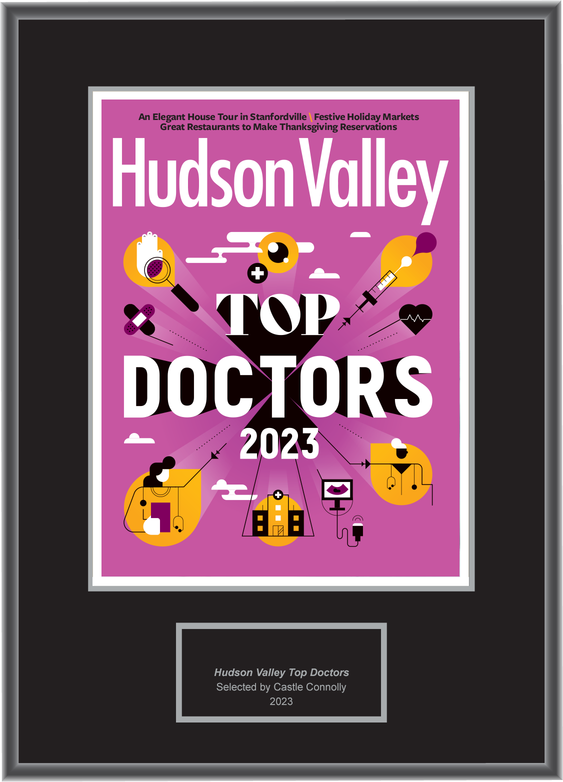 Hudson Valley Magazine 2023 - Plaque