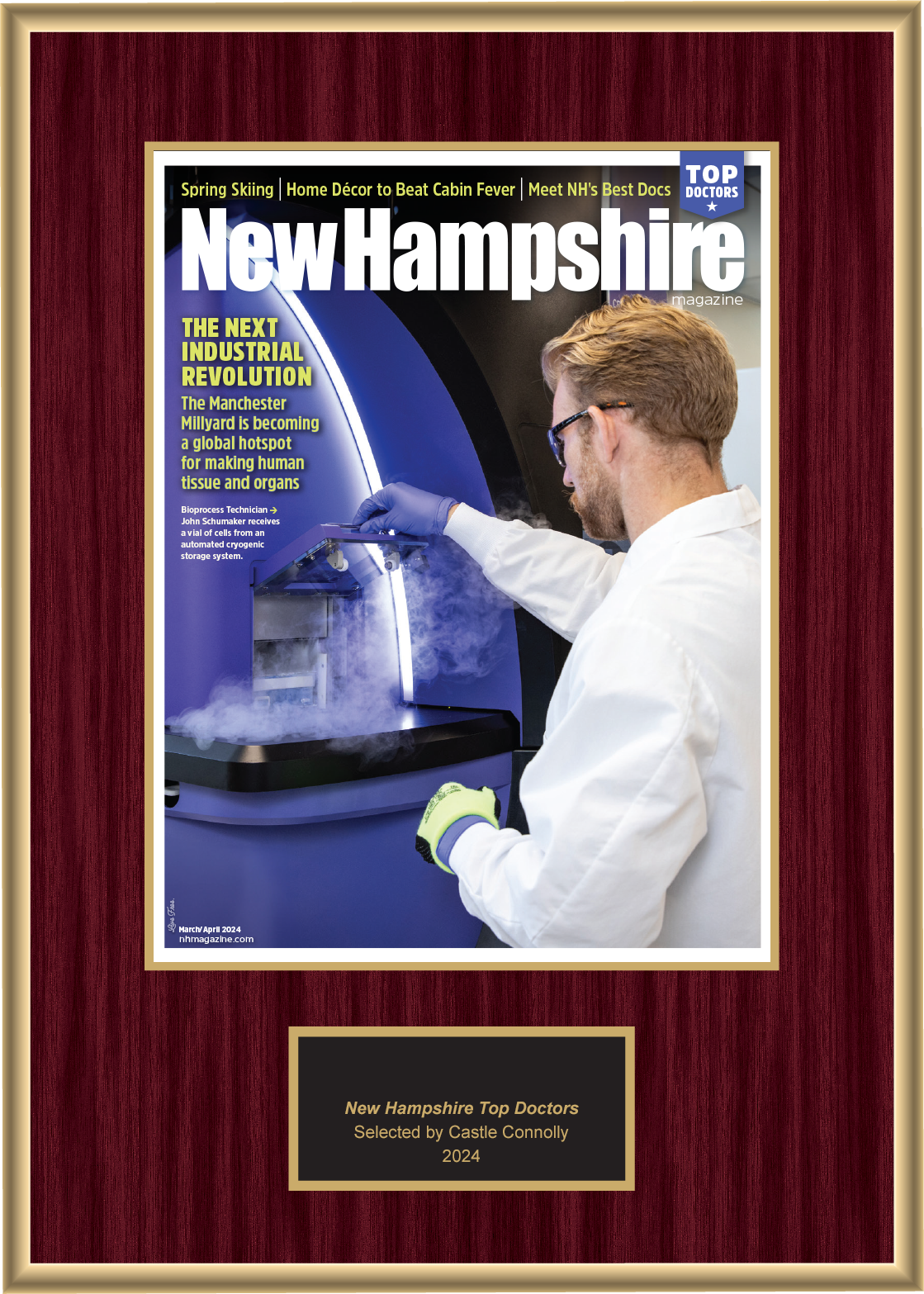 2024 Regional - New Hampshire Magazine - Plaque