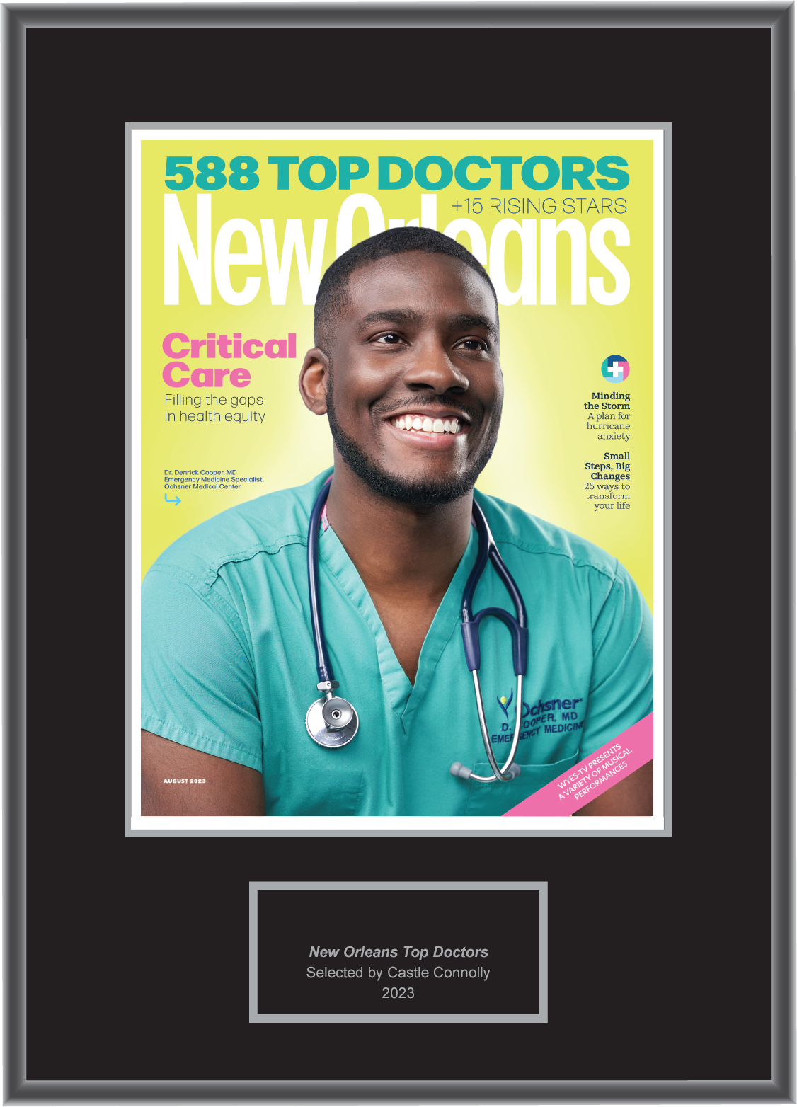 New Orleans Magazine Top Doctors 2023 - Plaque