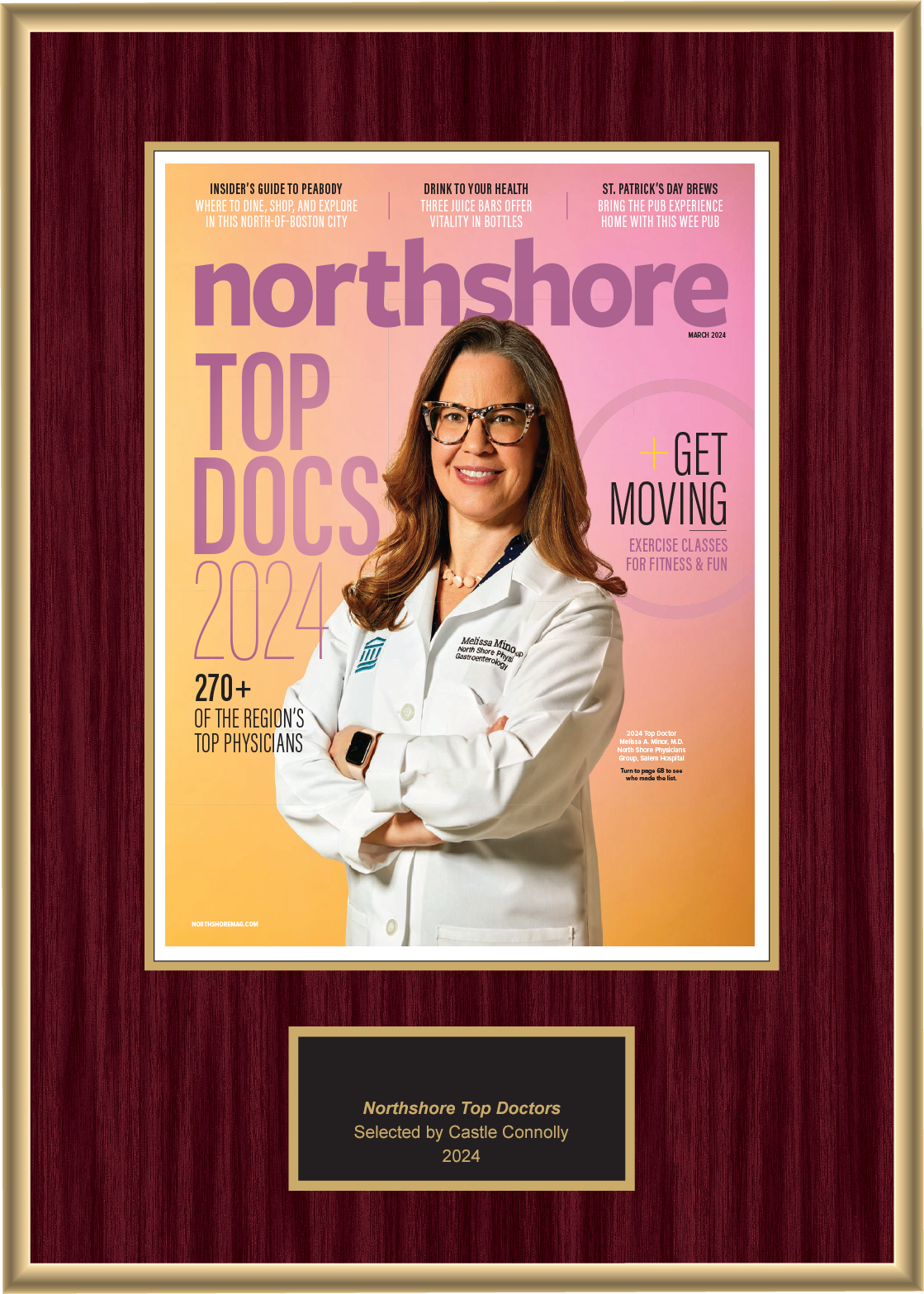 2024 Regional - Northshore Magazine - Plaque