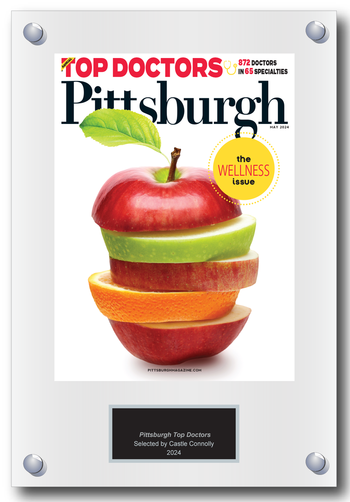 2024 Regional - Pittsburgh Magazine - Plaque