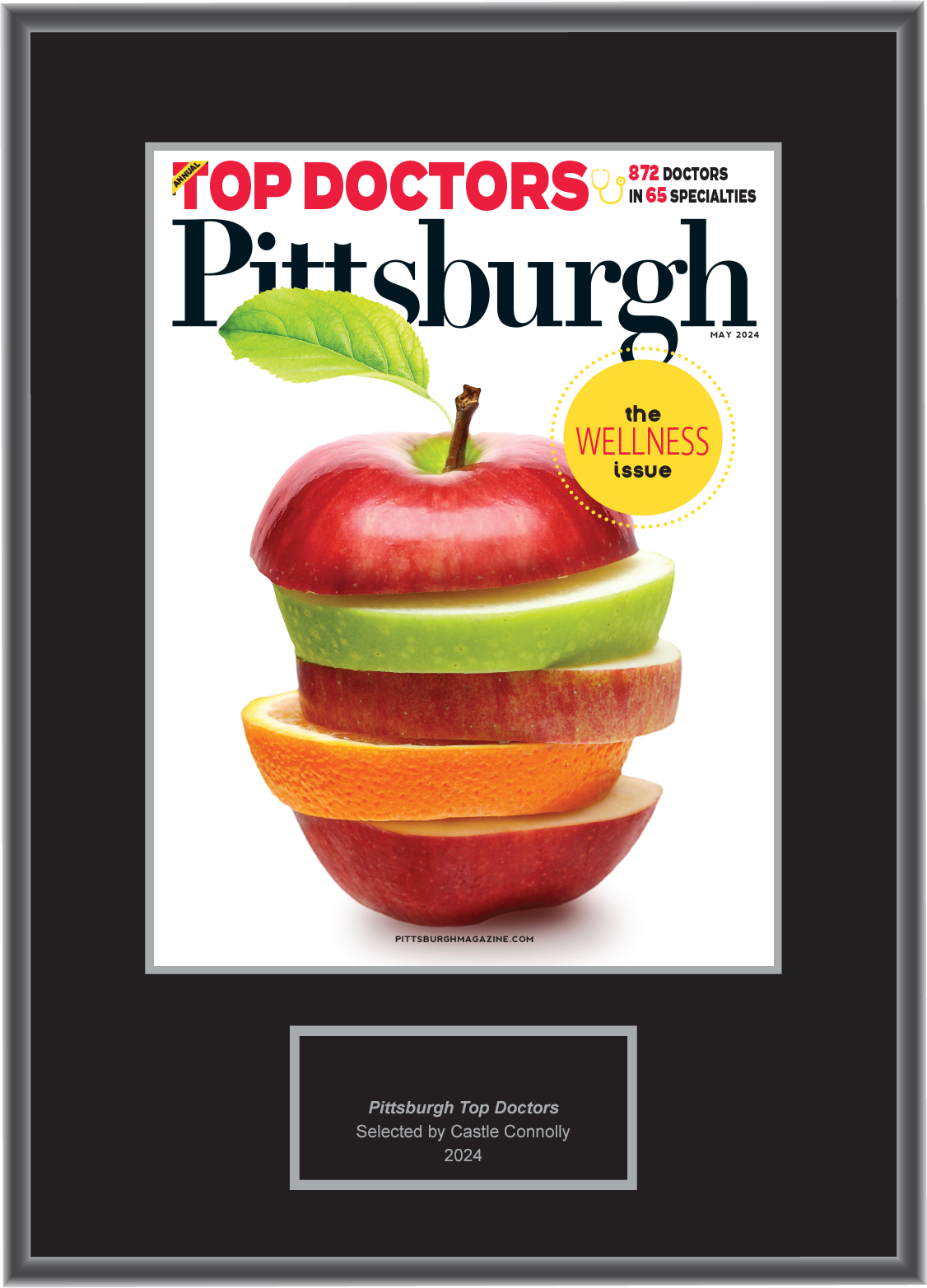 Pittsburgh Magazine Top Doctors 2024 - Plaque