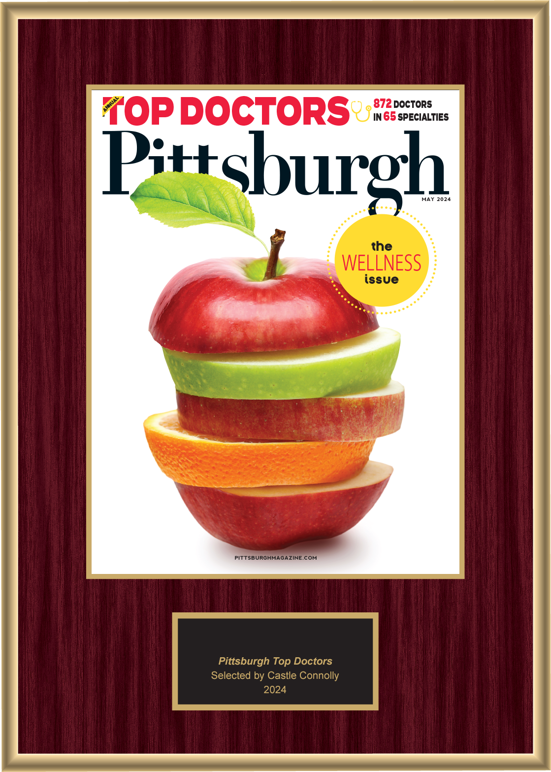 2024 Regional - Pittsburgh Magazine - Plaque