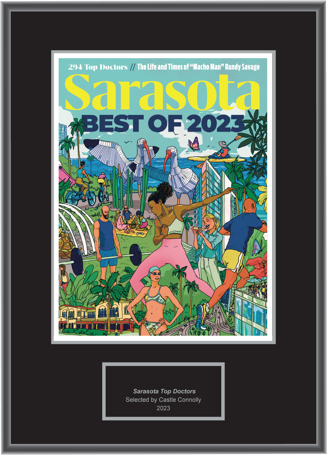 Sarasota Magazine Top Doctors 2023 - Plaque