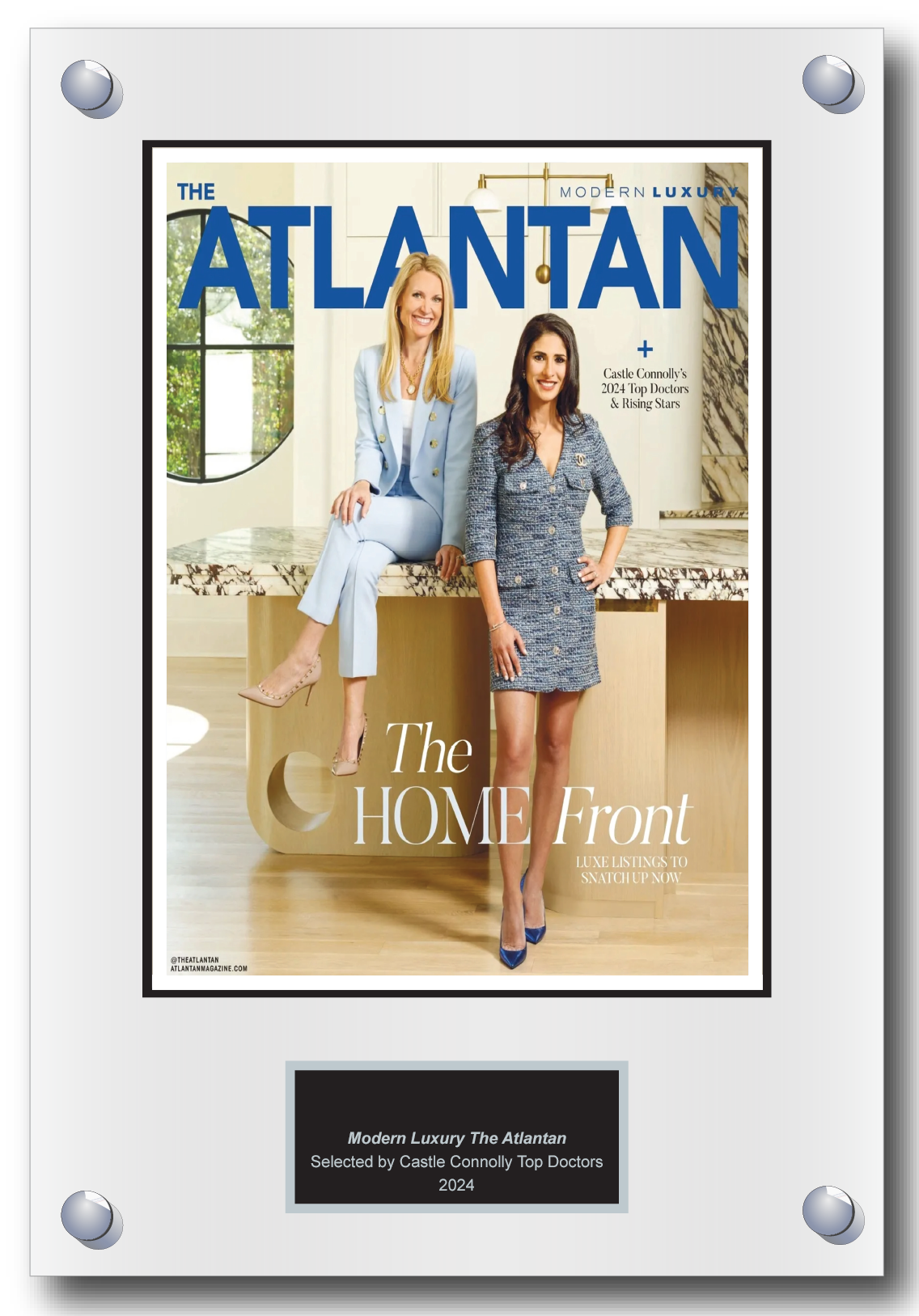 2024 Regional - Modern Luxury Atlantan - Plaque
