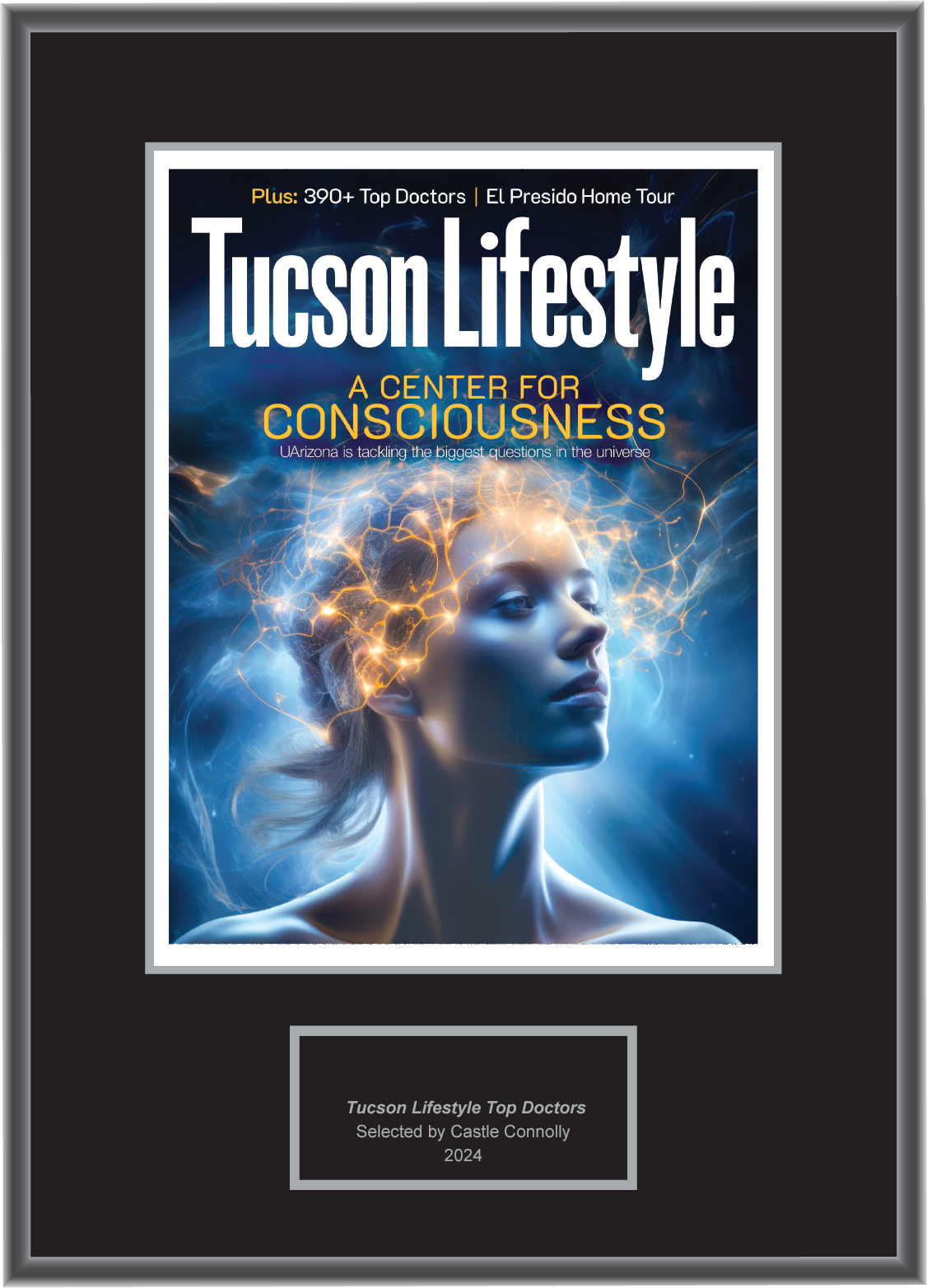 Tucson Magazine Top Doctors 2024 - Plaque
