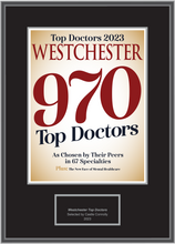 Load image into Gallery viewer, Westchester Magazine Top Doctors 2023 - Plaque
