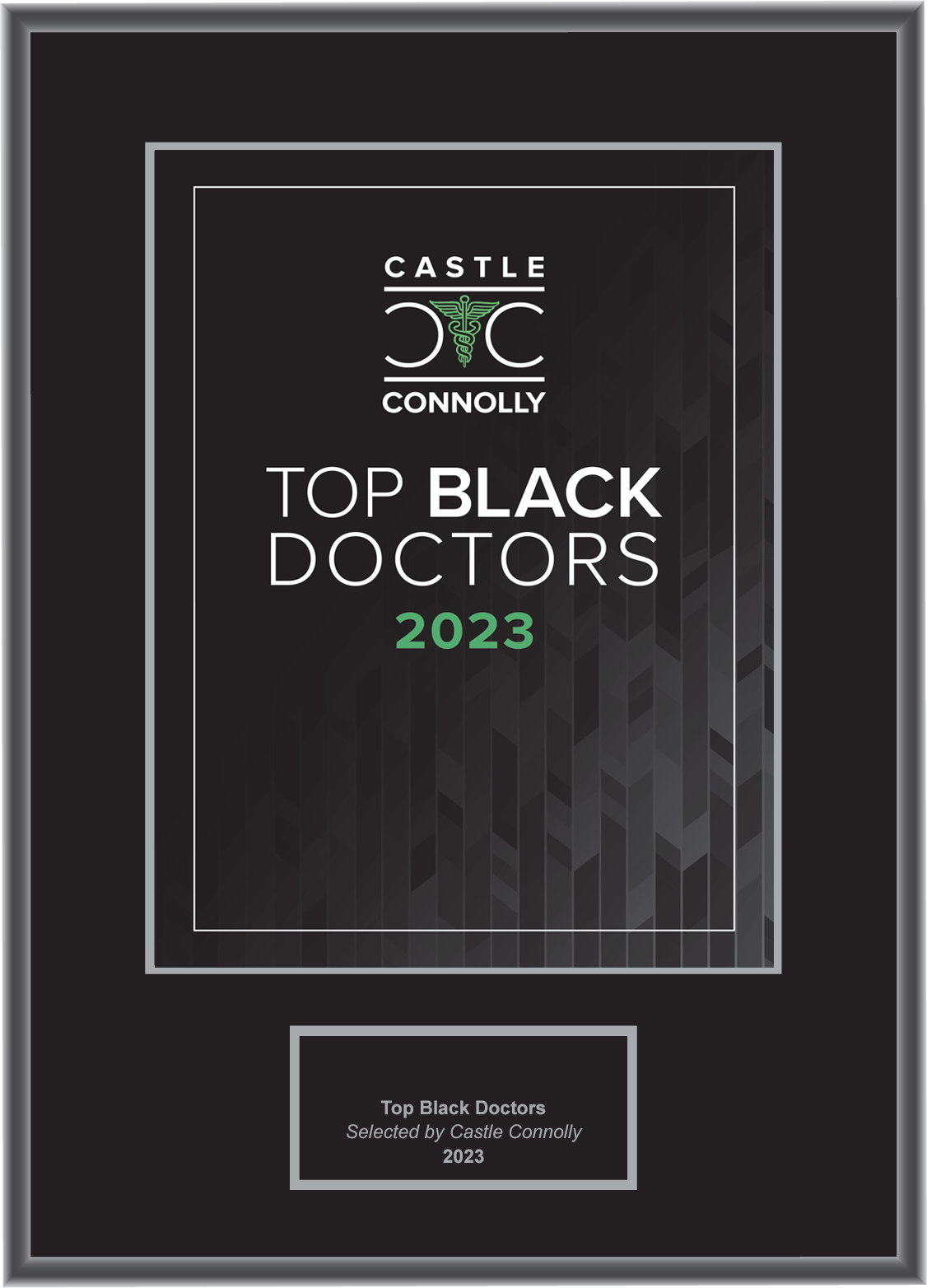 Top Black Doctors 2023 - Plaque