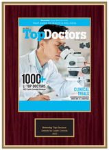 Load image into Gallery viewer, NewsDay Magazine Top Doctors 2022 - Plaque
