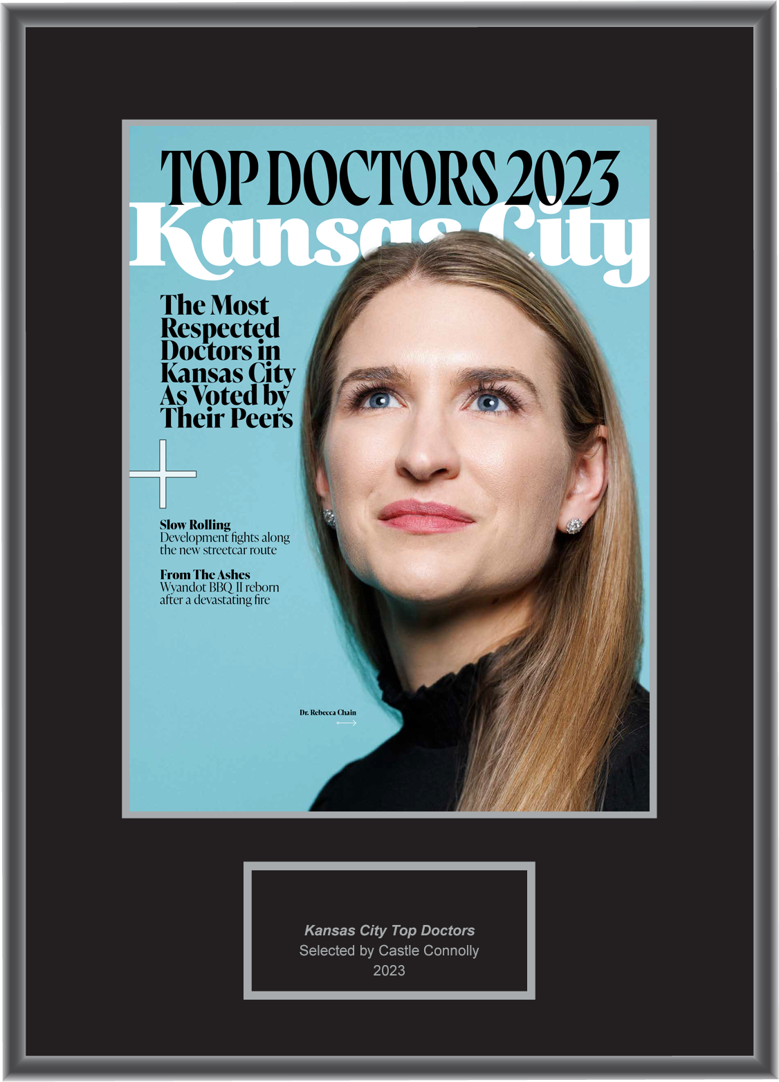 Kansas City Magazine Top Doctors 2023 - Plaque