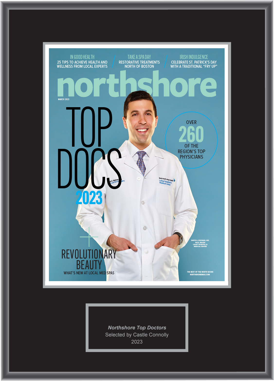 Northshore Magazine Top Doctors 2023 - Plaque